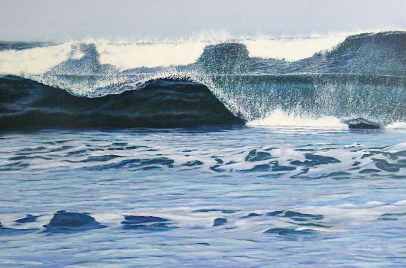 Winter Morning, Pacific Grove 12 x 16 inches, oil on board, 2010