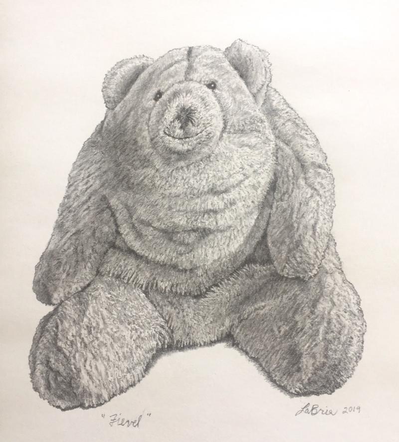 Fievel, Clay Brandl’s Bear graphite, 2019