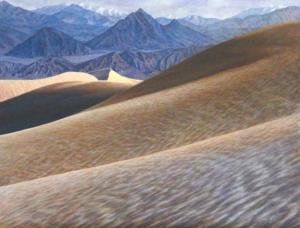 After the Storm, Death Valley 10 x 13 inches, oil on board, 2015