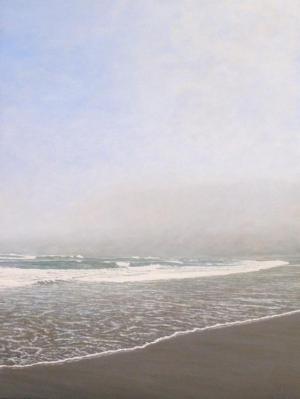 Veil of Fog, Sand Dollar Beach 12 x 9 inches oil on board, 2006