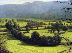 Grazing In The Yorkshire Dales 9 x 12 inches, oil on board, 2004