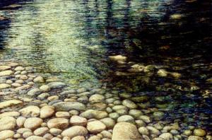 Cool Clear Water 8 x 12 inches, oil on wood, 2000