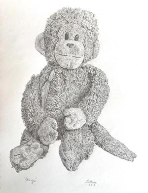 George b&w graphite, 2019